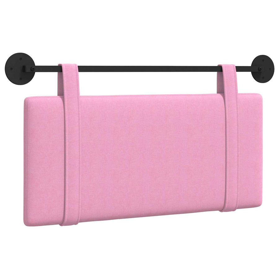 Hangend Hoofdeinde Wandgemonteerd Roze 100 x 55 x 5 cm Stof