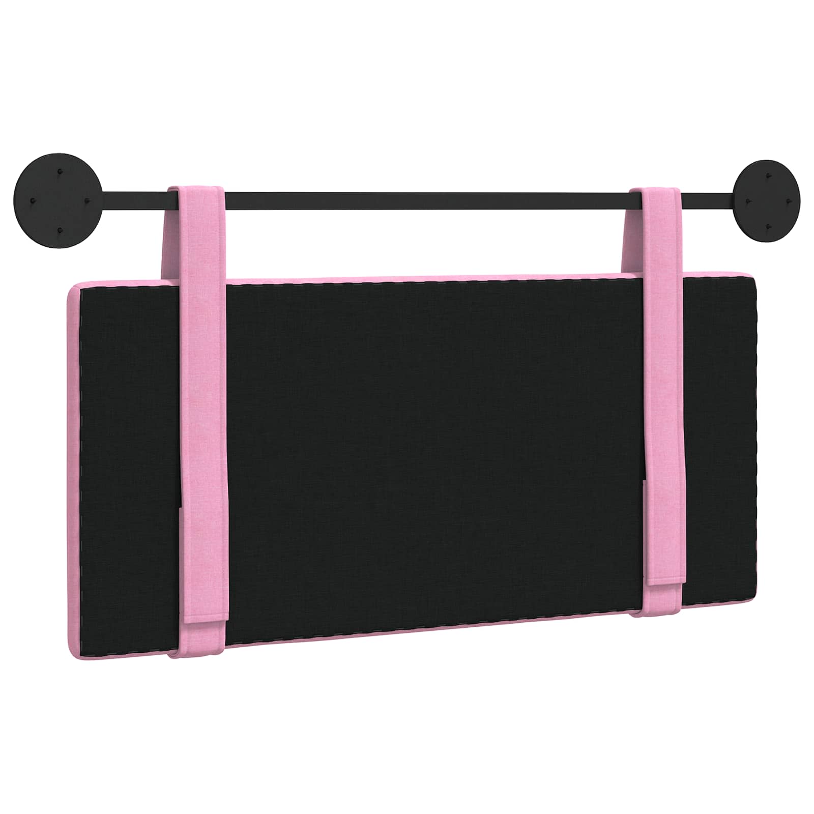 Hangend Hoofdeinde Wandgemonteerd Roze 100 x 55 x 5 cm Stof