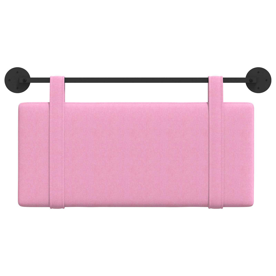 Hangend Hoofdeinde Wandgemonteerd Roze 100 x 55 x 5 cm Stof