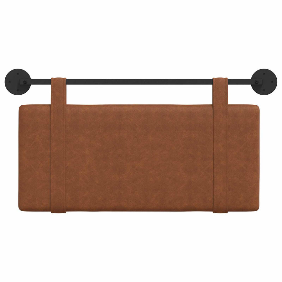 Hangend Hoofdeinde Effen Bruin 100 x 55 x 5 cm Antiek PU