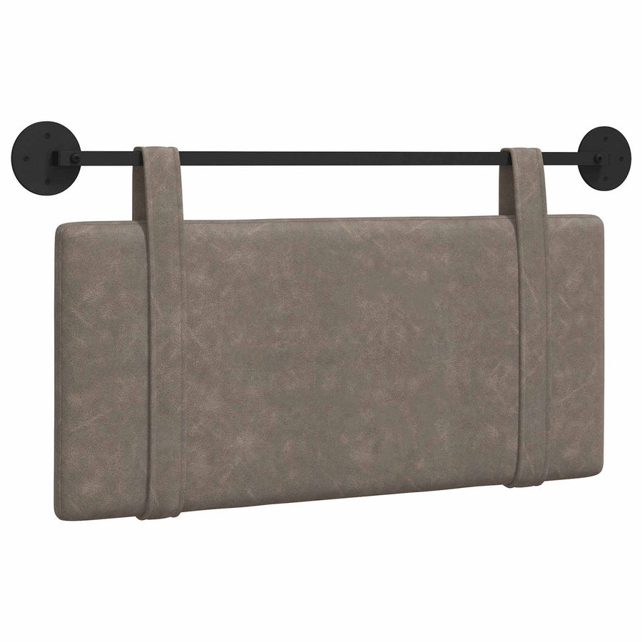 Hangend Hoofdeinde Effen Grijs 100 x 55 x 5 cm Antiek PU