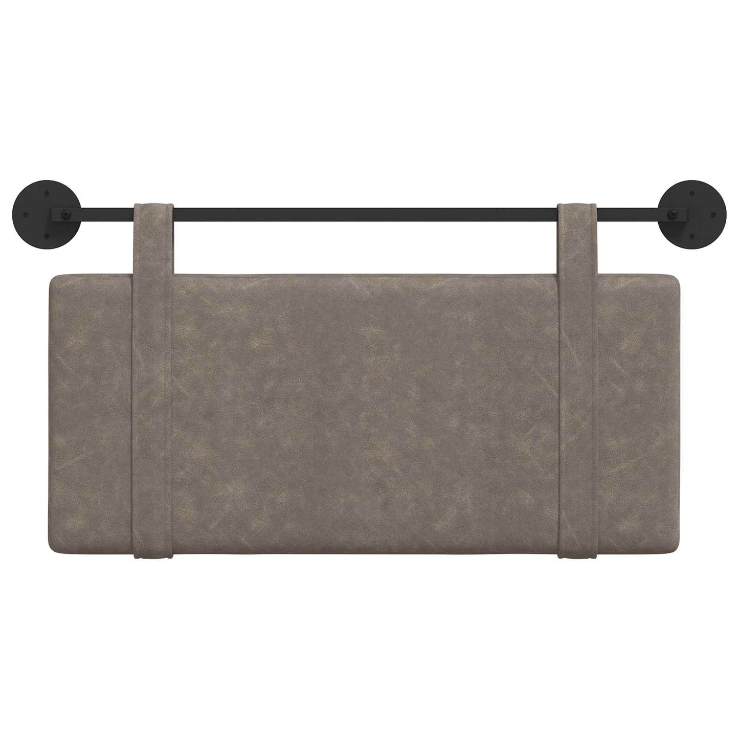 Hangend Hoofdeinde Effen Grijs 100 x 55 x 5 cm Antiek PU