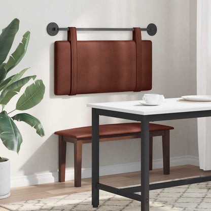 Hangend Hoofdeinde Glanzend Bruin 100 x 55 x 5 cm Antiek PU