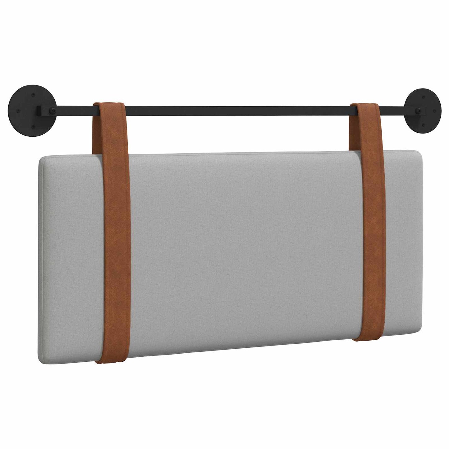Hangend Hoofdeinde Effen Wolkengrijs 90 x 40 cm Bewerkt hout
