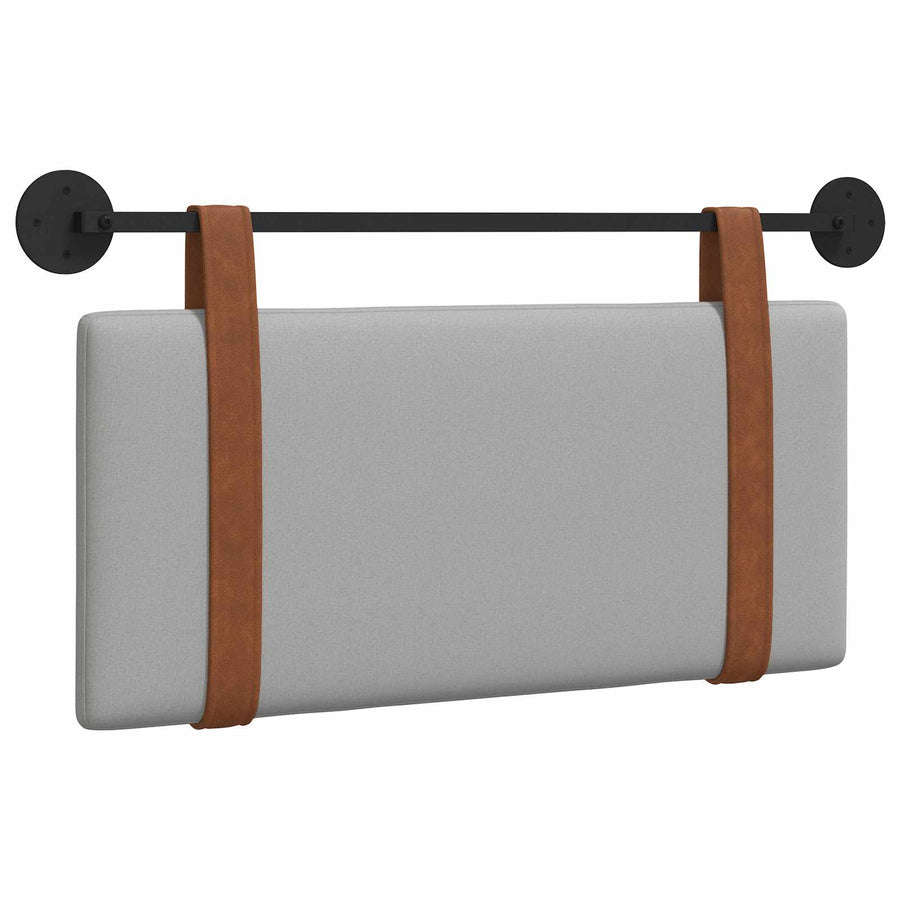 Hangend Hoofdeinde Effen Wolkengrijs 90 x 40 cm Bewerkt hout