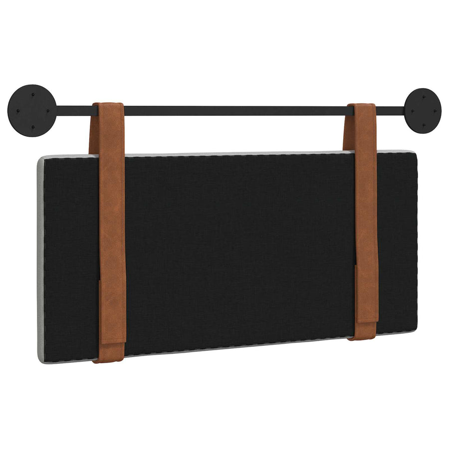Hangend Hoofdeinde Effen Wolkengrijs 90 x 40 cm Bewerkt hout