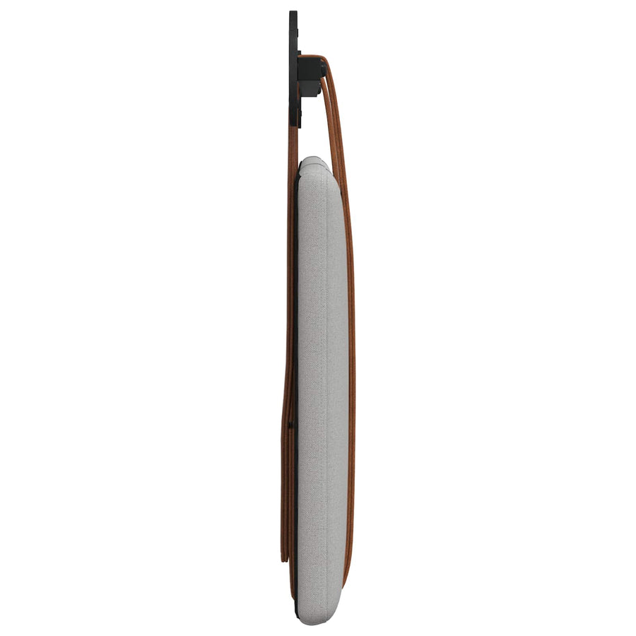 Hangend Hoofdeinde Effen Wolkengrijs 90 x 40 cm Bewerkt hout