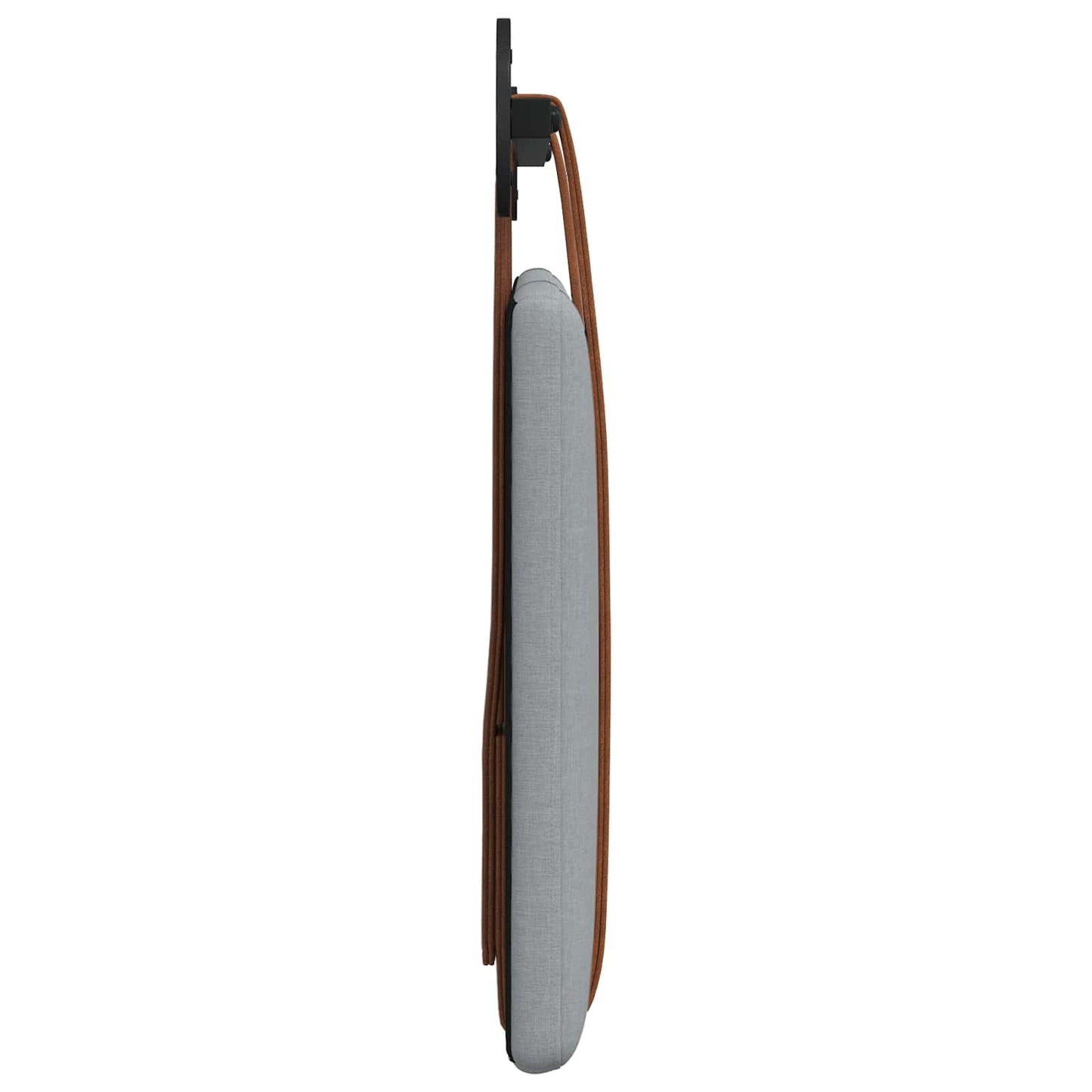 Hangend Hoofdeinde Effen Lichtgrijs 90 x 40 cm Bewerkt hout