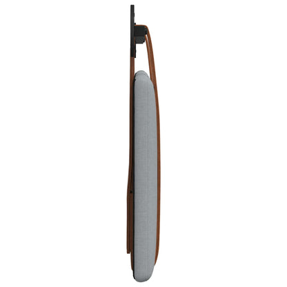 Hangend Hoofdeinde Effen Lichtgrijs 90 x 40 cm Bewerkt hout