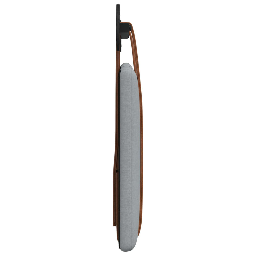 Hangend Hoofdeinde Effen Lichtgrijs 90 x 40 cm Bewerkt hout