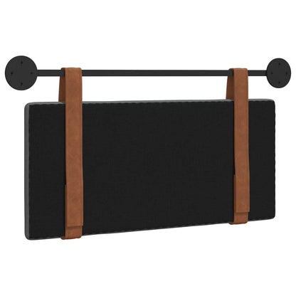 Hangend Hoofdeinde Effen Donkergrijs 90 x 40 cm Bewerkt hout