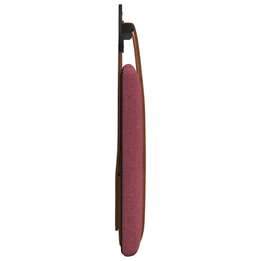 Hangend Hoofdeinde Effen Wijnrood 90 x 40 cm Bewerkt hout