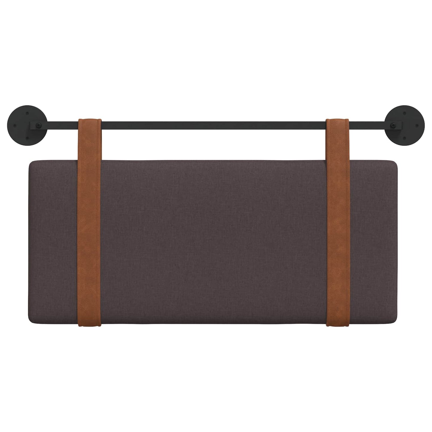 Hangend Hoofdeinde Effen Donkerbruin 90 x 40 cm Bewerkt hout