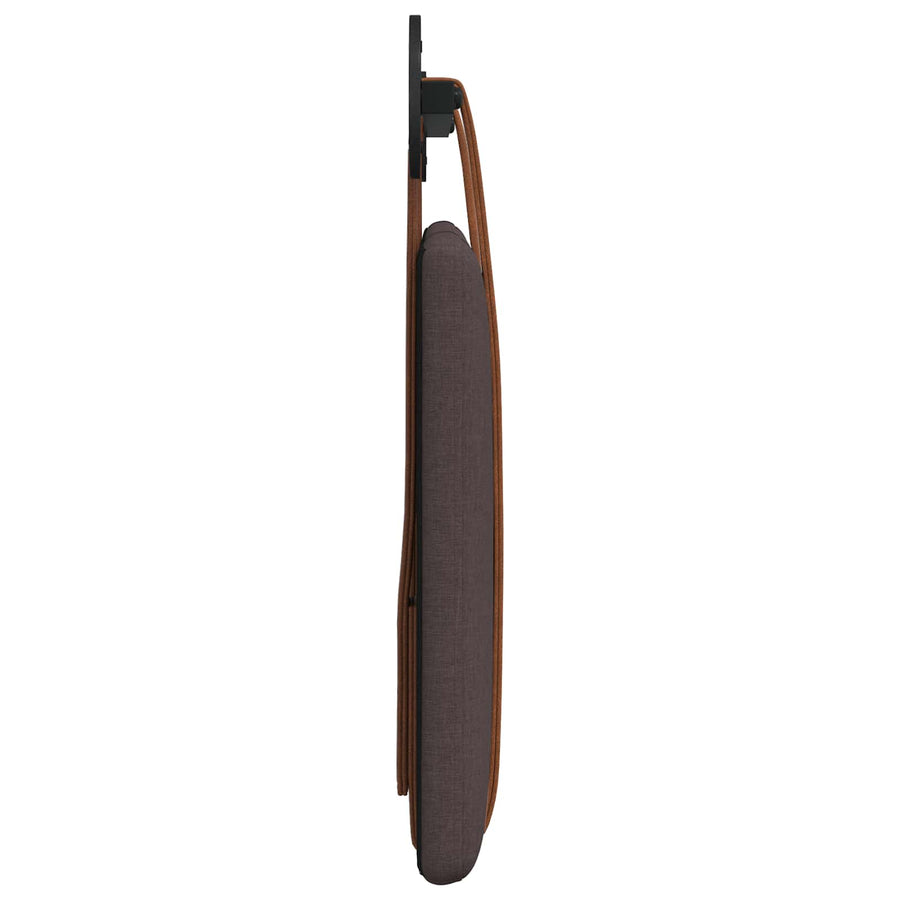 Hangend Hoofdeinde Effen Donkerbruin 90 x 40 cm Bewerkt hout