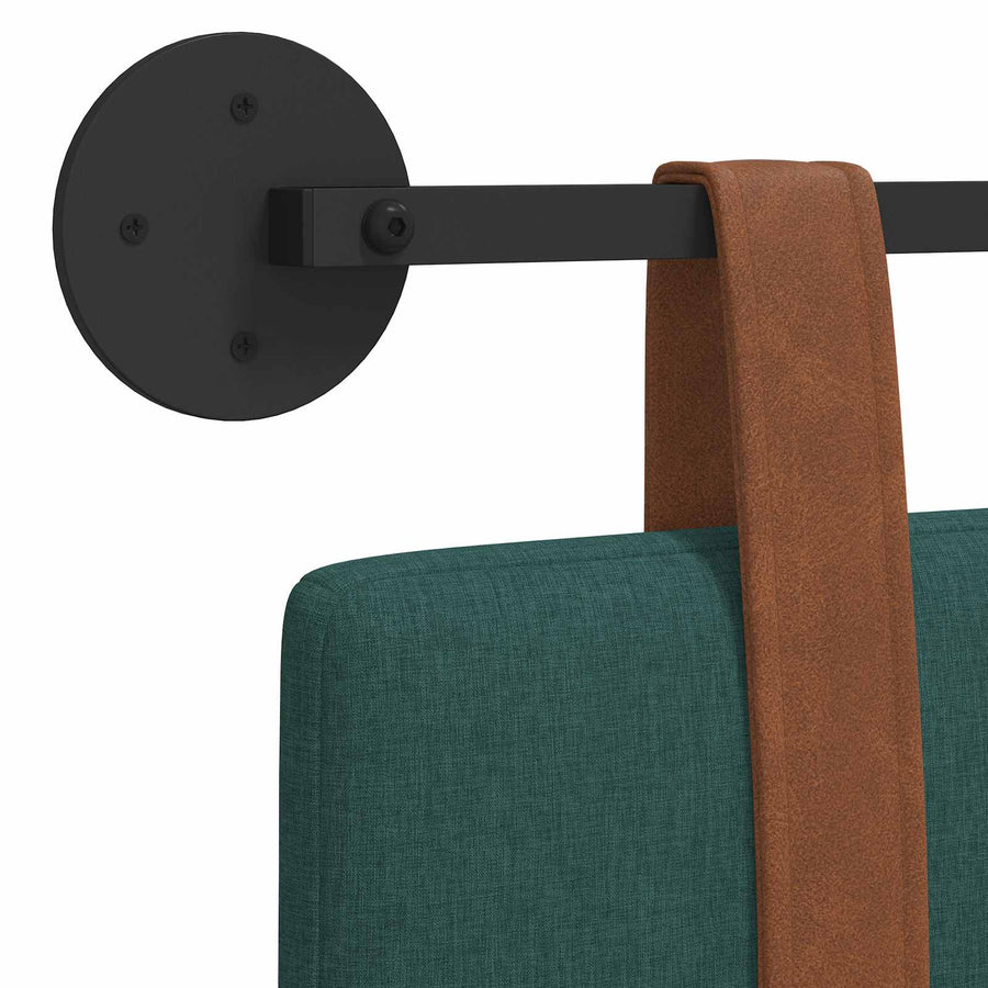 Hangend Hoofdeinde Effen Donkergroen 90 x 40 cm Bewerkt hout