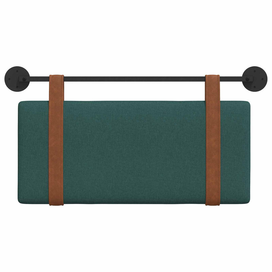 Hangend Hoofdeinde Effen Donkergroen 90 x 40 cm Bewerkt hout