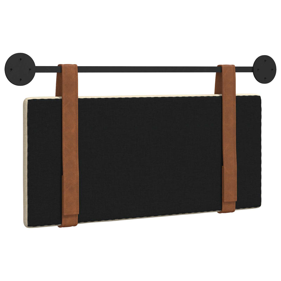 Hangend Hoofdeinde Wandgemonteerd Crème 90 x 40 cm Bewerkt hout