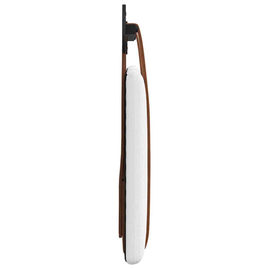 Hangend Hoofdeinde Wandgemonteerd Wit 90 x 40 cm Bewerkt hout
