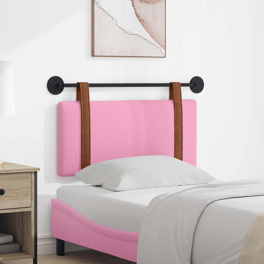 Hangend Hoofdeinde Wandgemonteerd Roze 90 x 40 cm Bewerkt hout