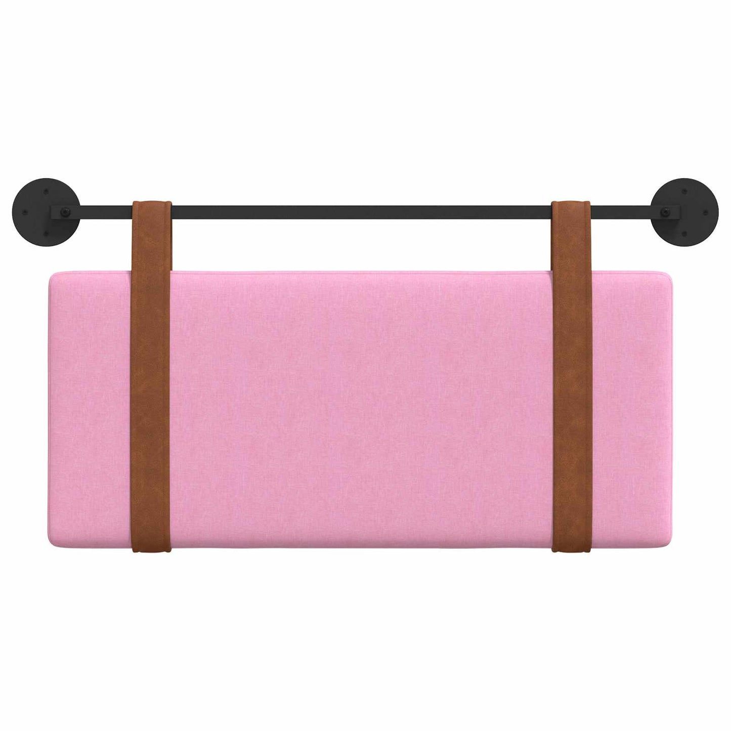 Hangend Hoofdeinde Wandgemonteerd Roze 90 x 40 cm Bewerkt hout
