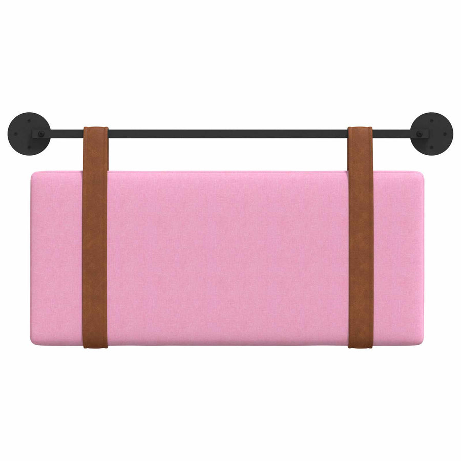 Hangend Hoofdeinde Wandgemonteerd Roze 90 x 40 cm Bewerkt hout