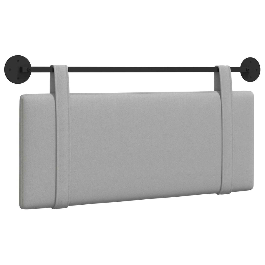Hangend Hoofdeinde Effen Wolkengrijs 110 x 55 x 5 cm Stof