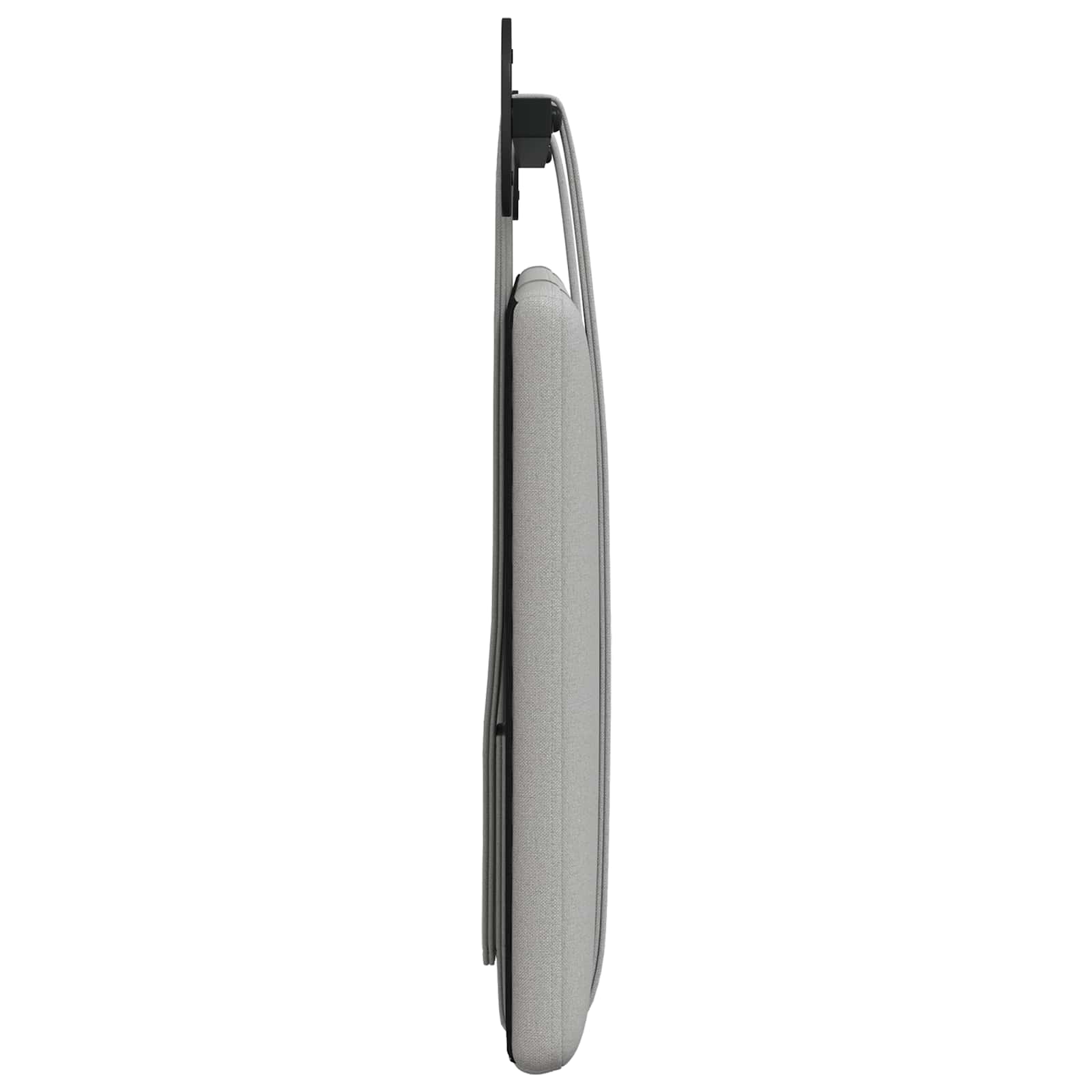 Hangend Hoofdeinde Effen Wolkengrijs 110 x 55 x 5 cm Stof