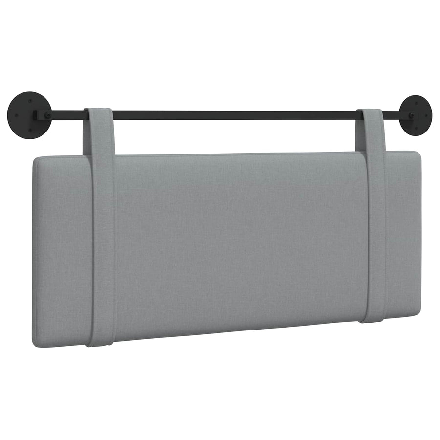 Hangend Hoofdeinde Effen Lichtgrijs 110 x 55 x 5 cm Stof