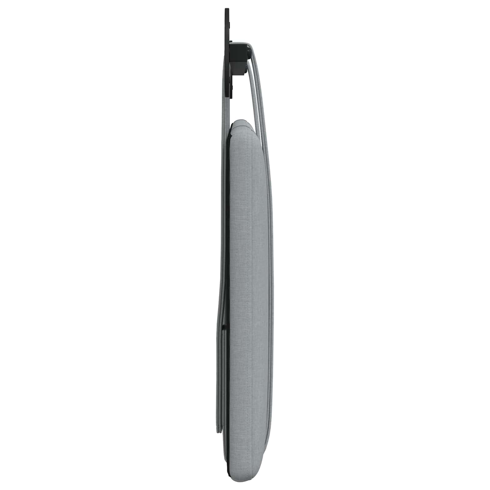 Hangend Hoofdeinde Effen Lichtgrijs 110 x 55 x 5 cm Stof
