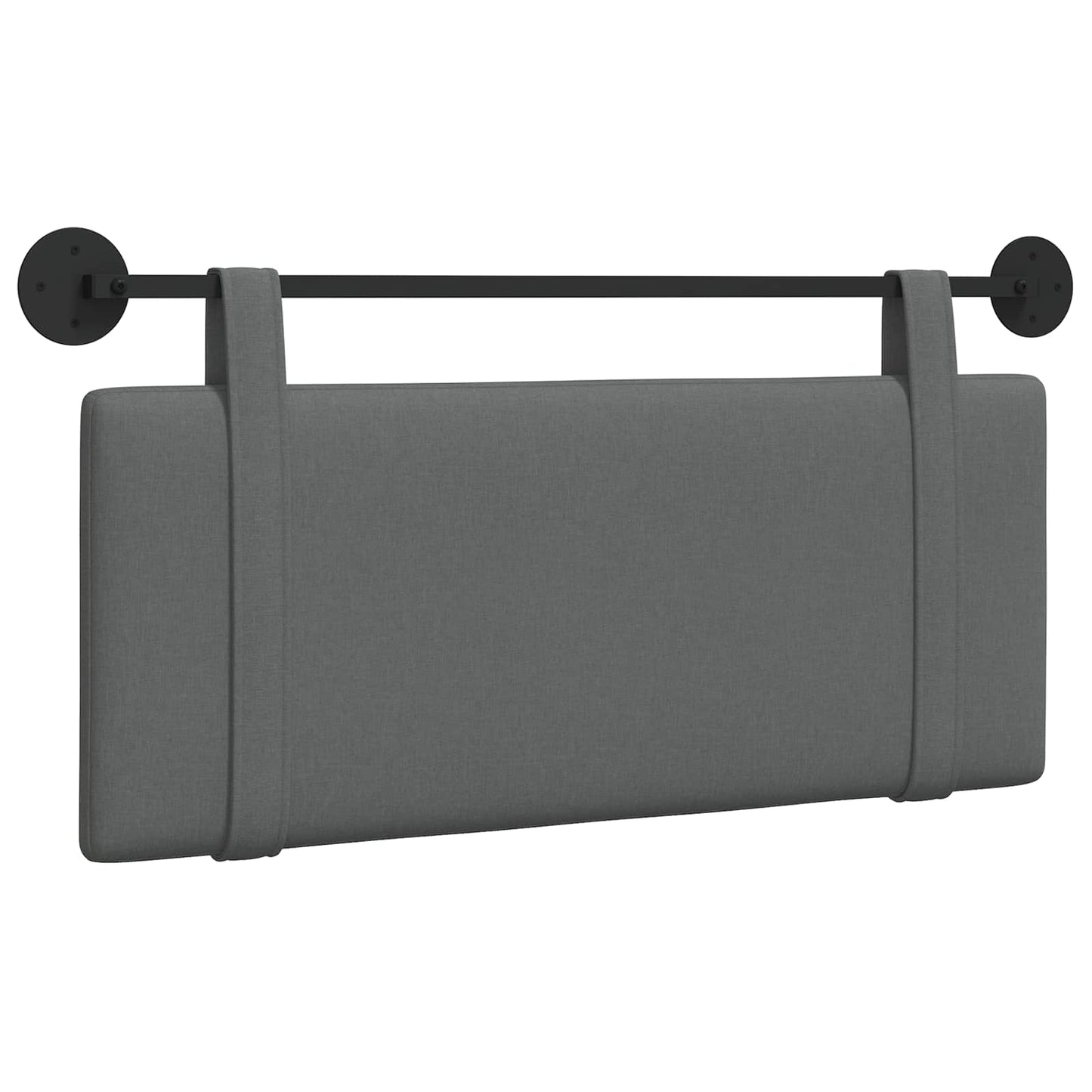 Hangend Hoofdeinde Effen Donkergrijs 110 x 55 x 5 cm Stof