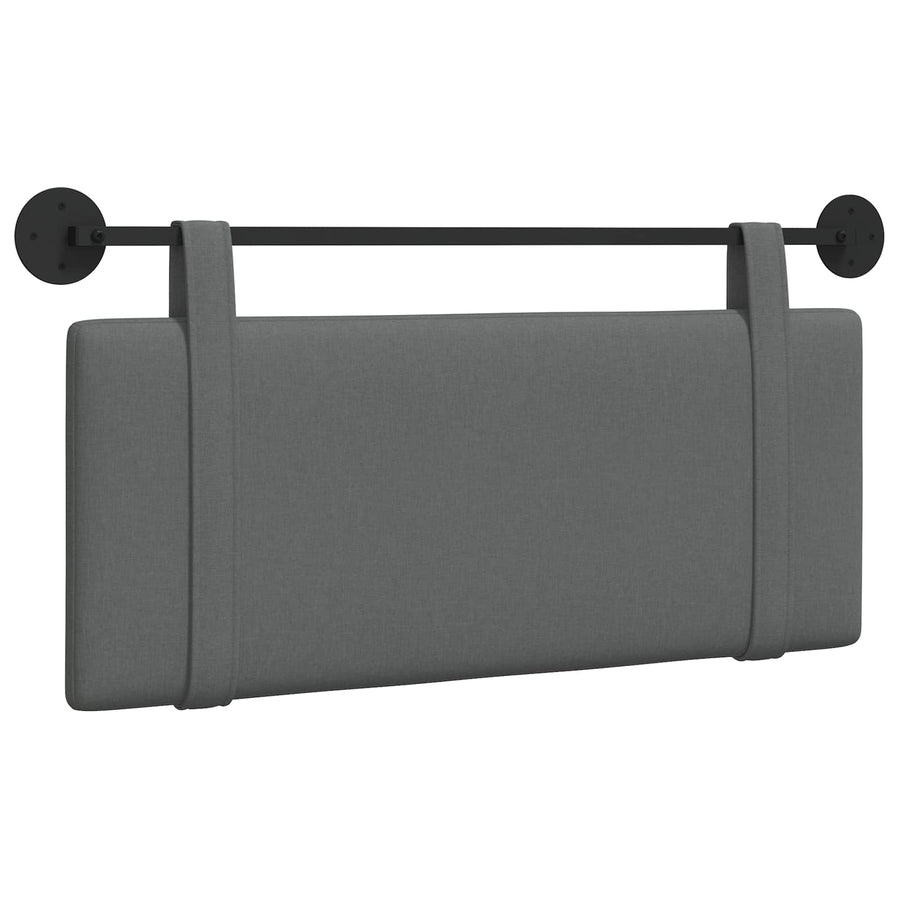 Hangend Hoofdeinde Effen Donkergrijs 110 x 55 x 5 cm Stof