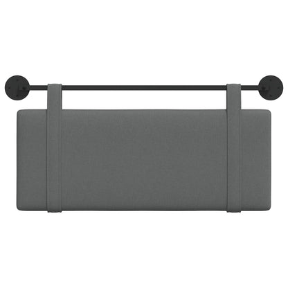 Hangend Hoofdeinde Effen Donkergrijs 110 x 55 x 5 cm Stof