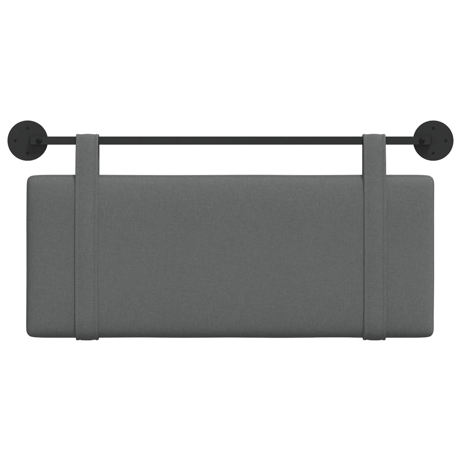 Hangend Hoofdeinde Effen Donkergrijs 110 x 55 x 5 cm Stof