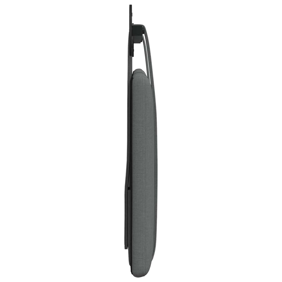 Hangend Hoofdeinde Effen Donkergrijs 110 x 55 x 5 cm Stof