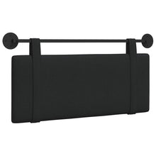 Hangend Hoofdeinde Wandgemonteerd Zwart 110 x 55 x 5 cm Stof