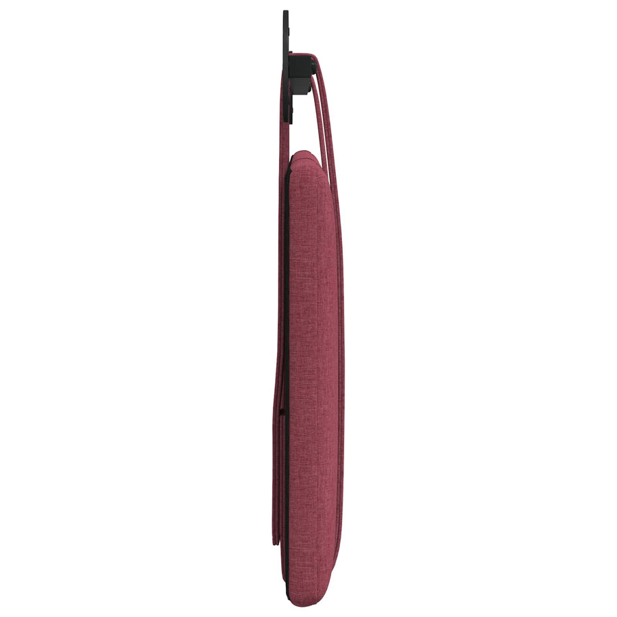 Hangend Hoofdeinde Wandgemonteerd Wijnrood 110 x 55 x 5 cm Stof