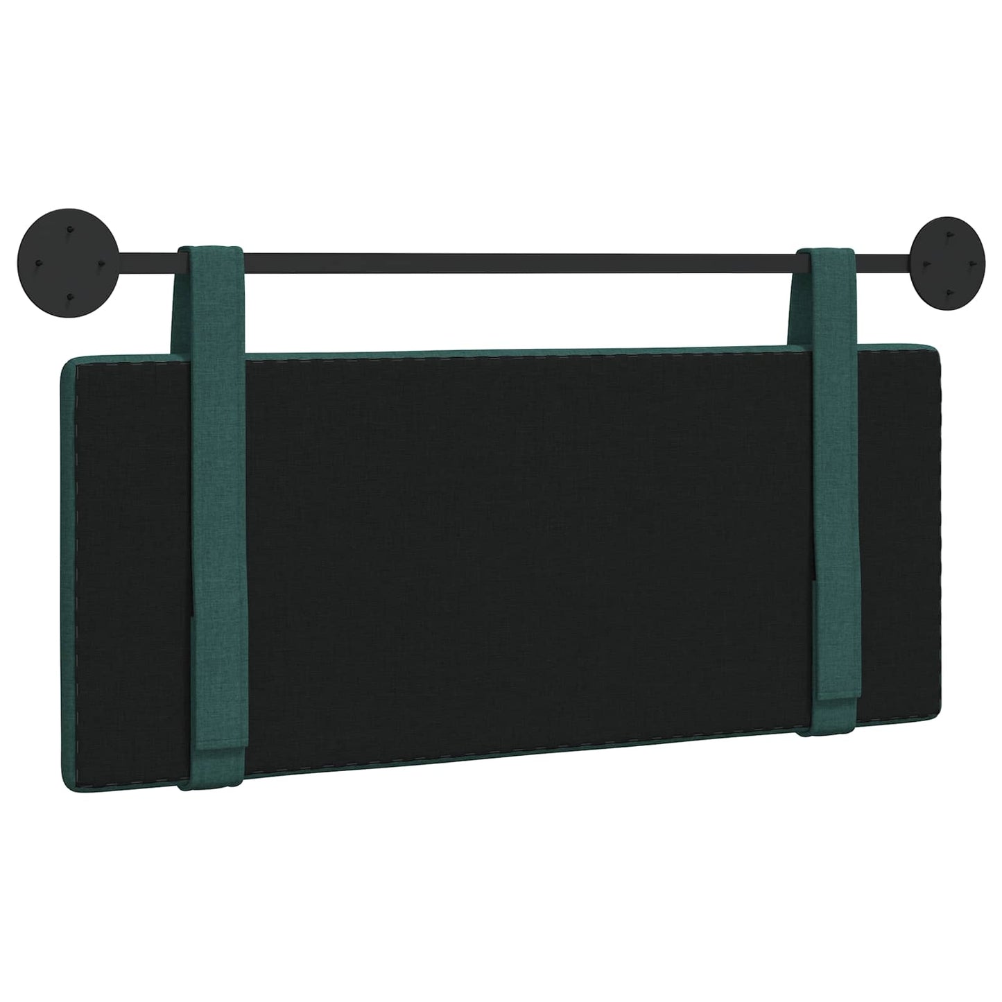 Hangend Hoofdeinde Effen Donkergroen 110 x 55 x 5 cm Stof