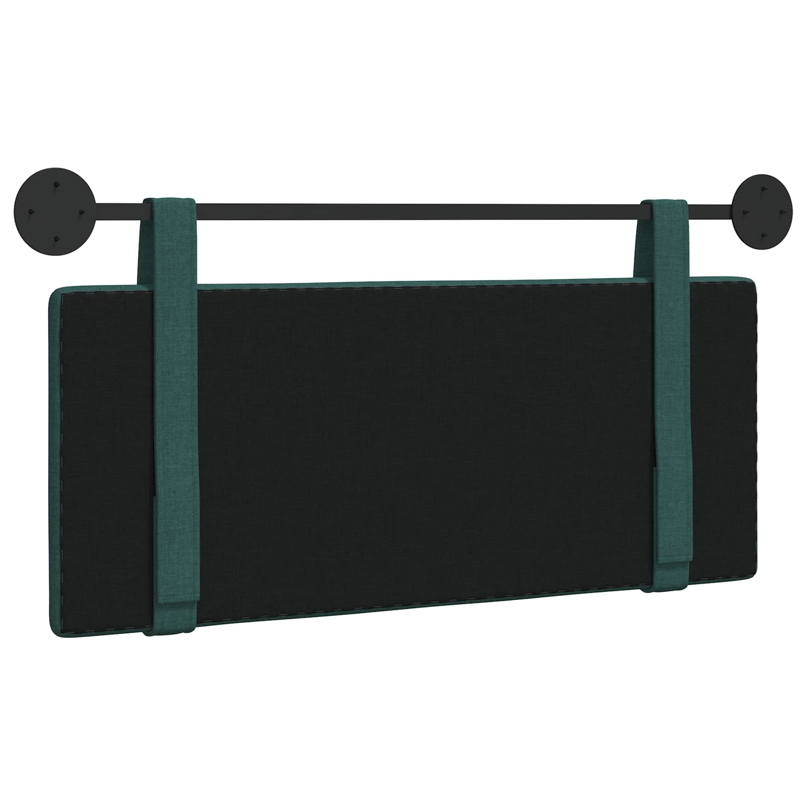 Hangend Hoofdeinde Effen Donkergroen 110 x 55 x 5 cm Stof