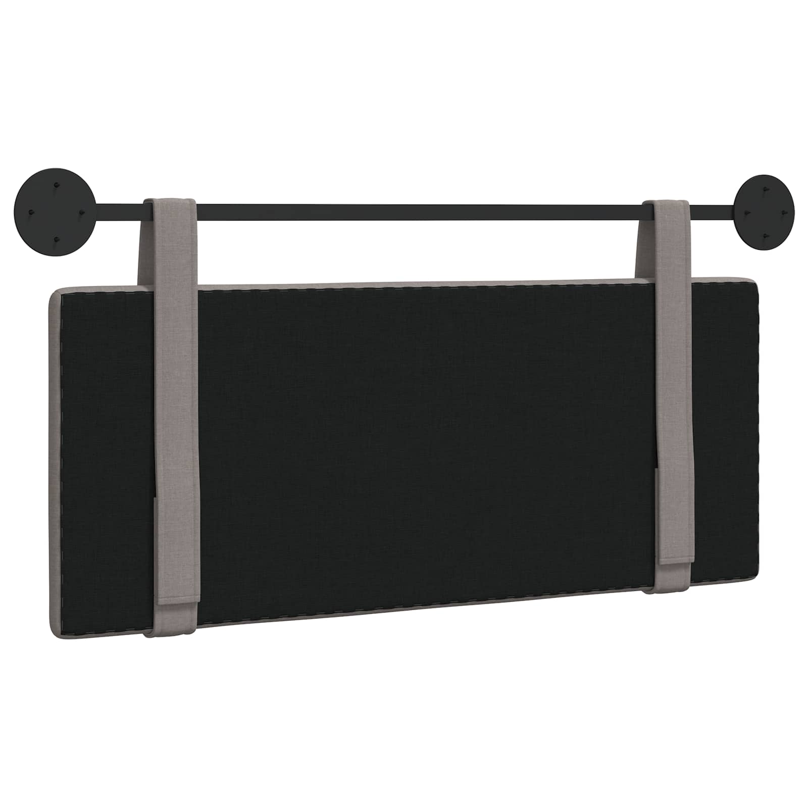 Hangend Hoofdeinde Wandgemonteerd Taupe 110 x 55 x 5 cm Stof