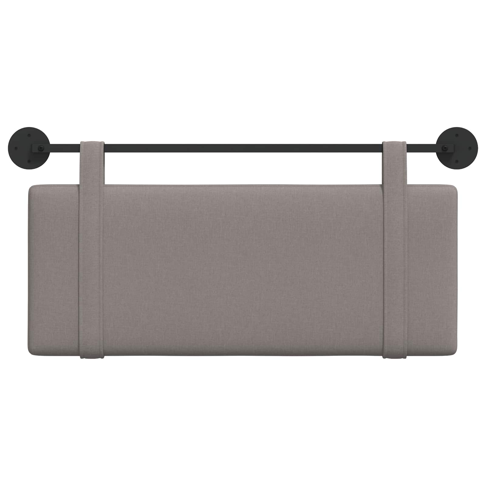 Hangend Hoofdeinde Wandgemonteerd Taupe 110 x 55 x 5 cm Stof
