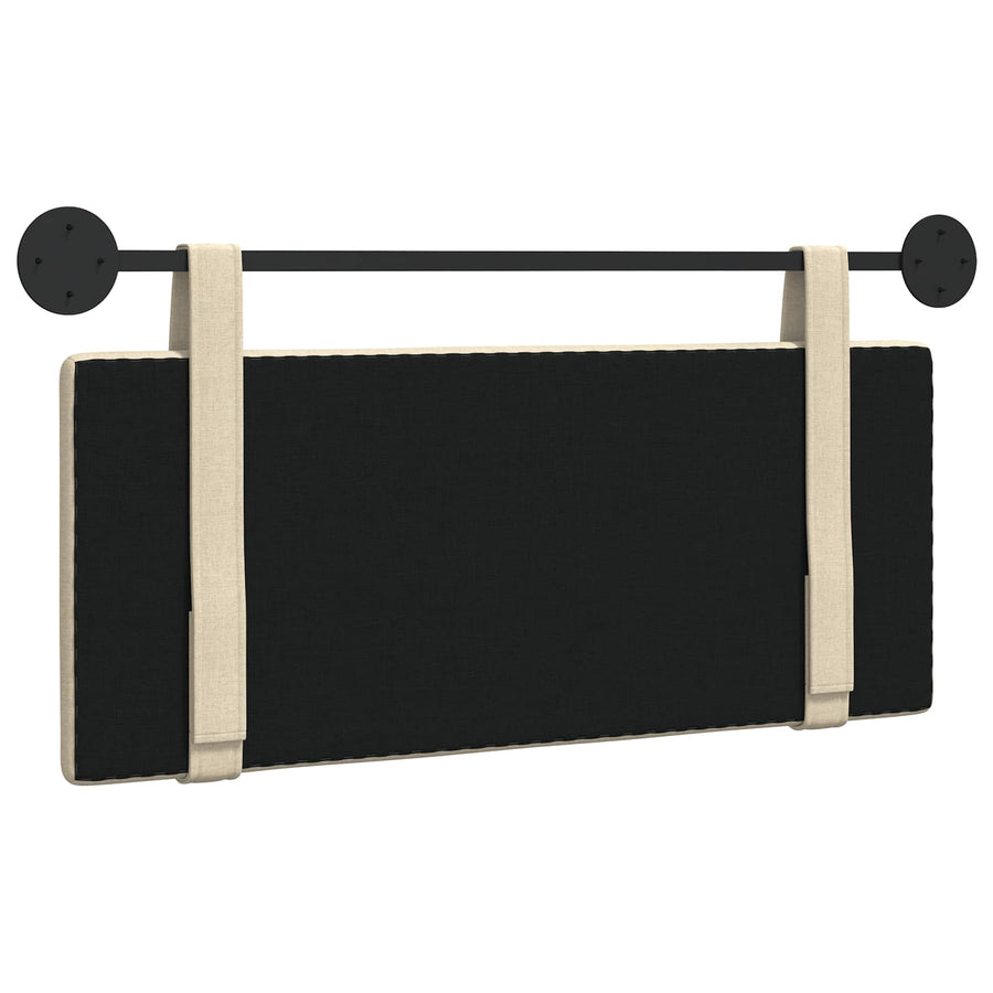 Hangend Hoofdeinde Wandgemonteerd Crème 110 x 55 x 5 cm Stof