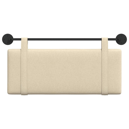 Hangend Hoofdeinde Wandgemonteerd Crème 110 x 55 x 5 cm Stof