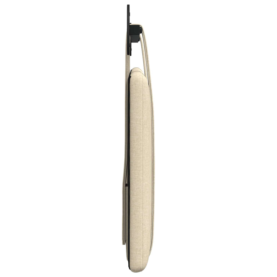 Hangend Hoofdeinde Wandgemonteerd Crème 110 x 55 x 5 cm Stof