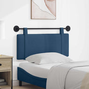 Hoofdeinde wandmontage 110x55x5 cm blauw stof