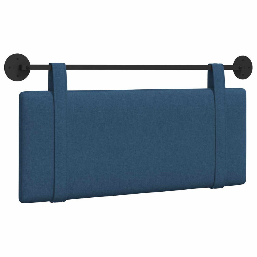 Hangend Hoofdeinde Wandgemonteerd Blauw 110 x 55 x 5 cm Stof