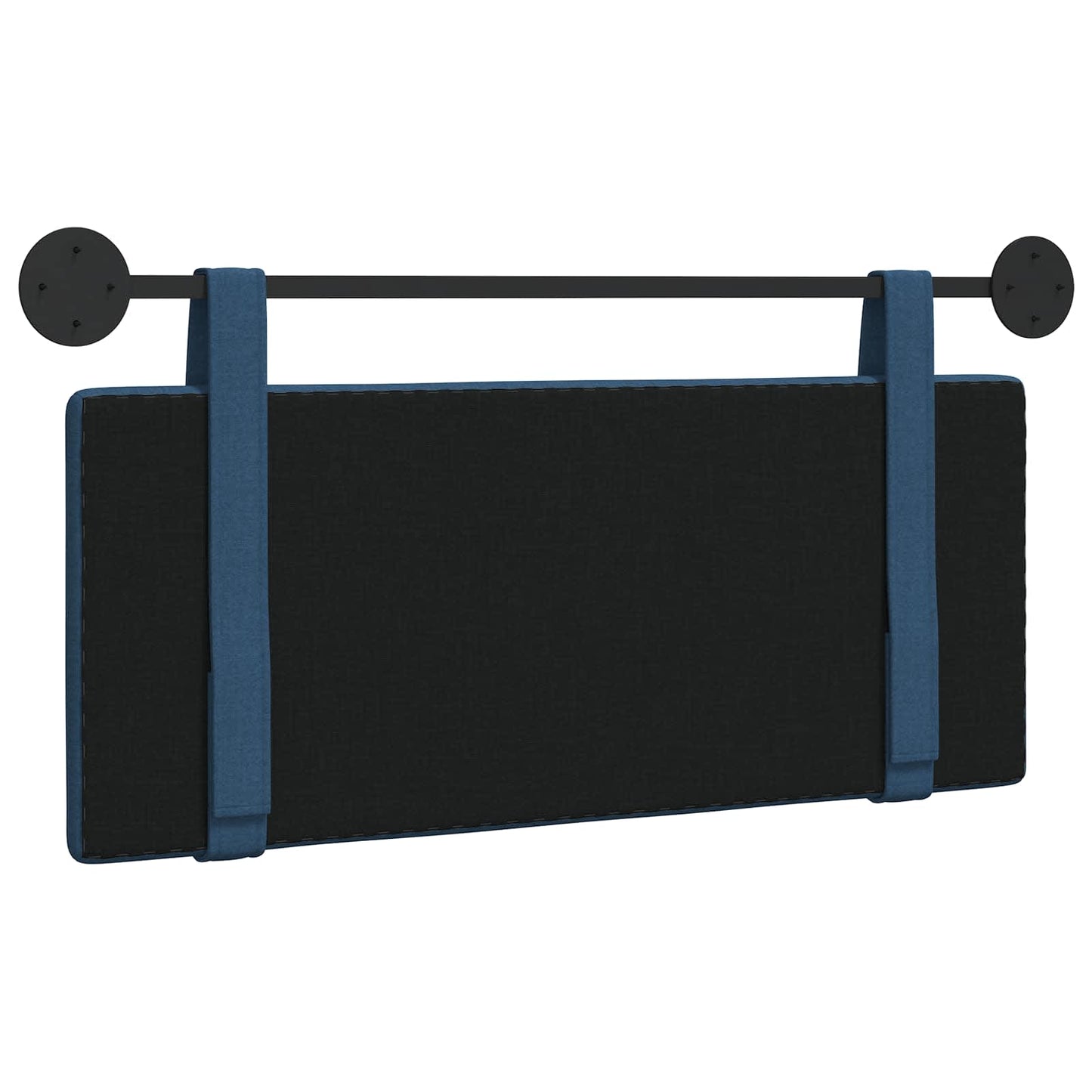 Hangend Hoofdeinde Wandgemonteerd Blauw 110 x 55 x 5 cm Stof