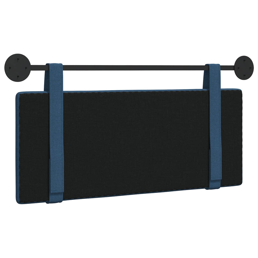 Hangend Hoofdeinde Wandgemonteerd Blauw 110 x 55 x 5 cm Stof