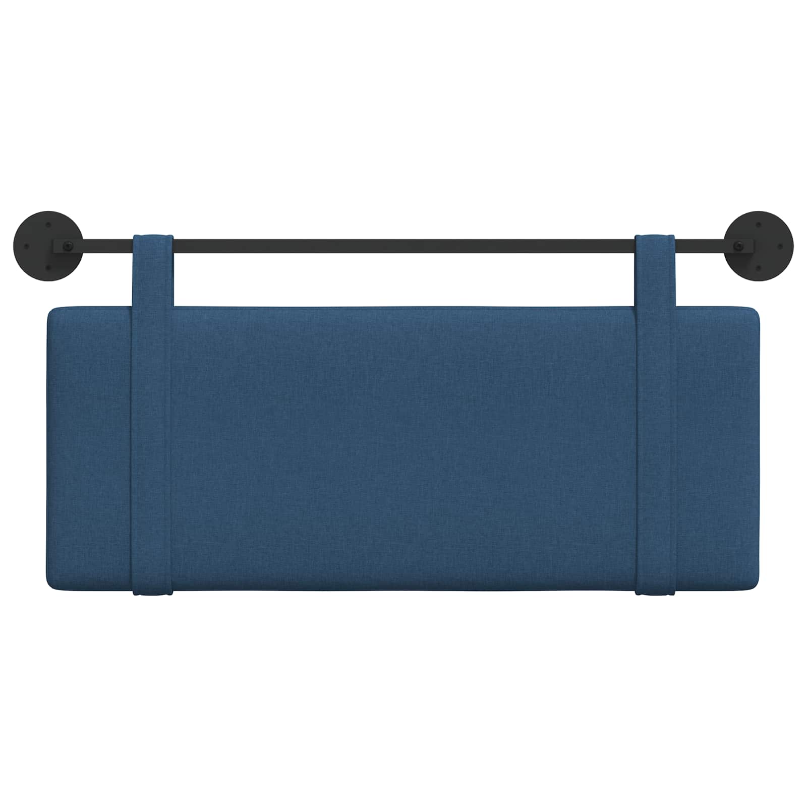 Hangend Hoofdeinde Wandgemonteerd Blauw 110 x 55 x 5 cm Stof