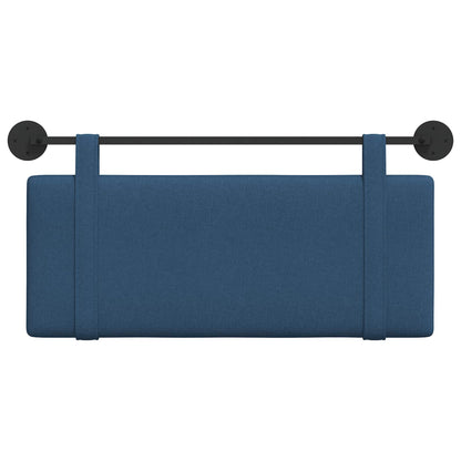 Hangend Hoofdeinde Wandgemonteerd Blauw 110 x 55 x 5 cm Stof