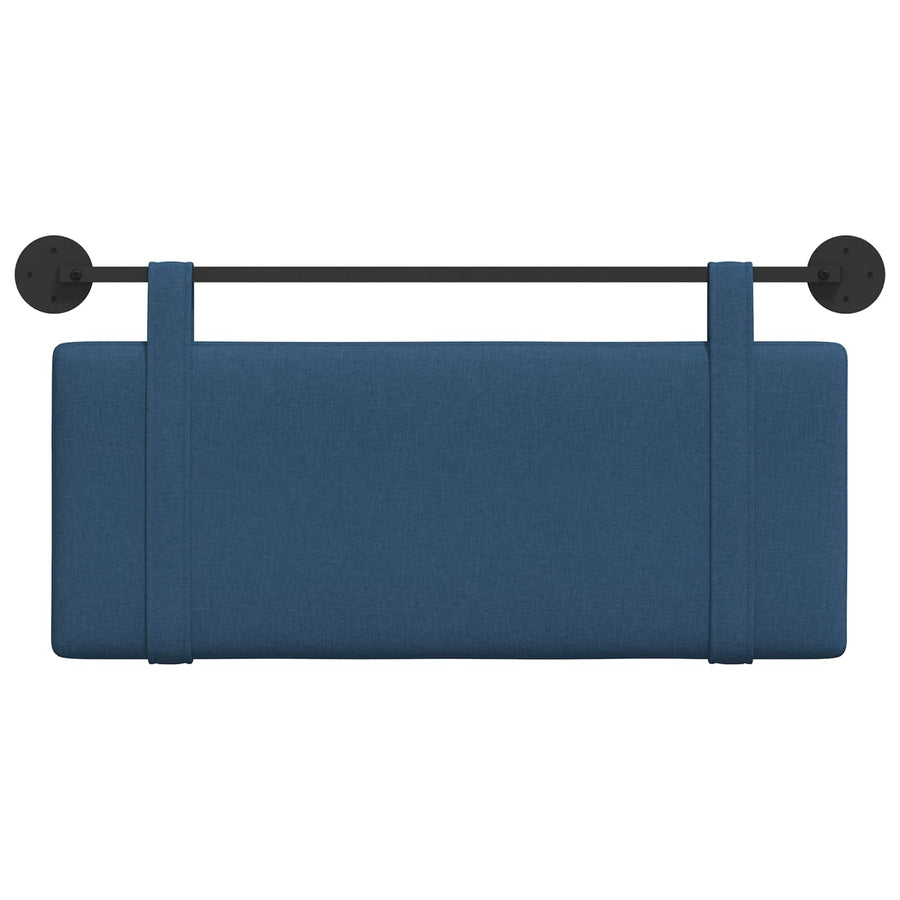 Hangend Hoofdeinde Wandgemonteerd Blauw 110 x 55 x 5 cm Stof